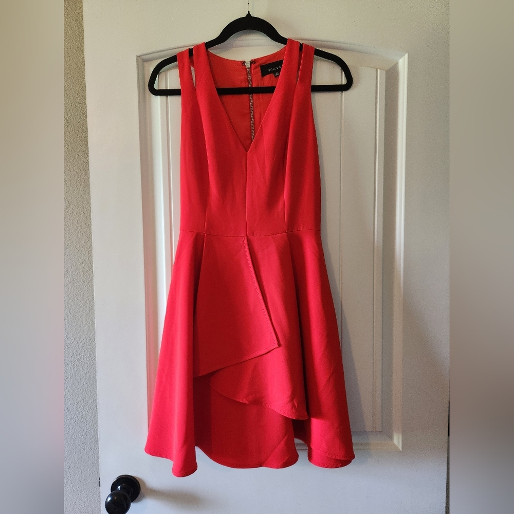 Adelyn Rae Red Sleeveless Dress